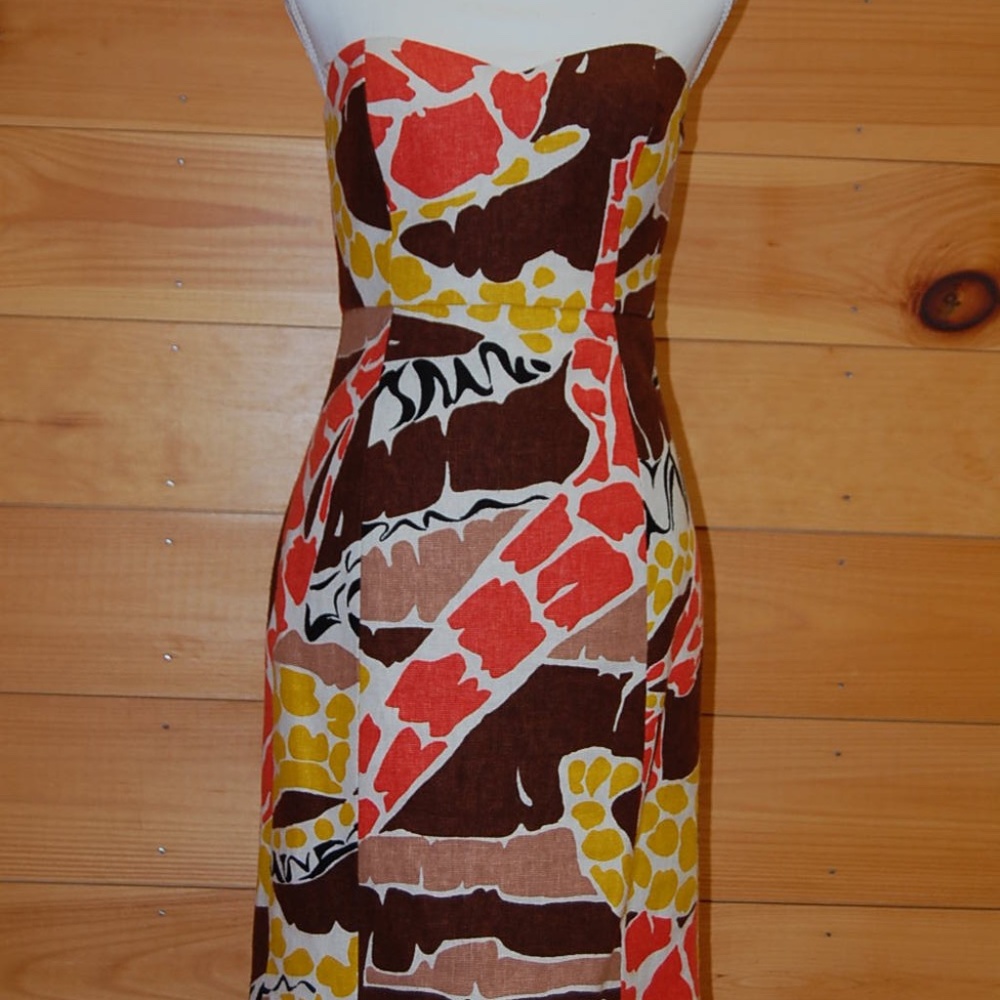 Tibi Strapless Short Dress